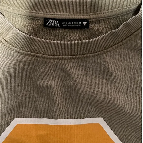 ππππ Washed Vintage look Sweatshirt Size L - Picture 7 of 10